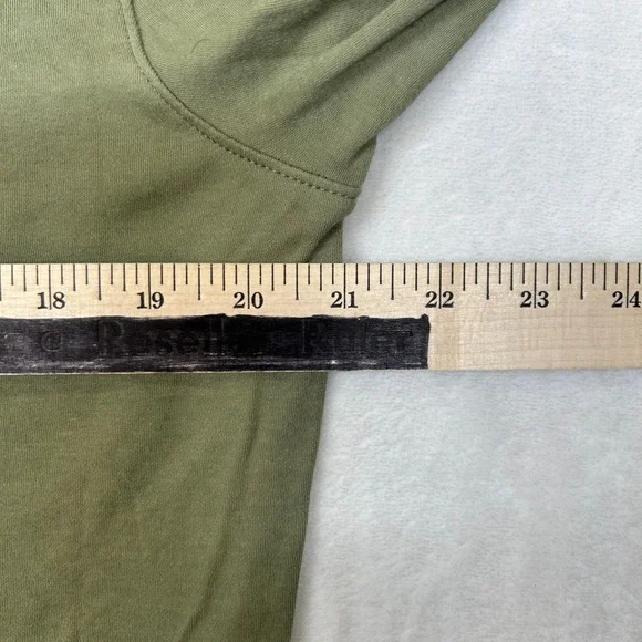 Banana Republic Long Sleeve Polo Shirt Mens Large Green Cotton Casual Top - Picture 8 of 9